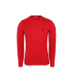 U.S. Polo Assn Svetr ROUND-NECK Red
