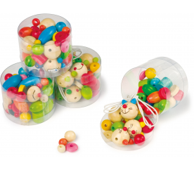 Small Foot Dřevěné navlékací korálky