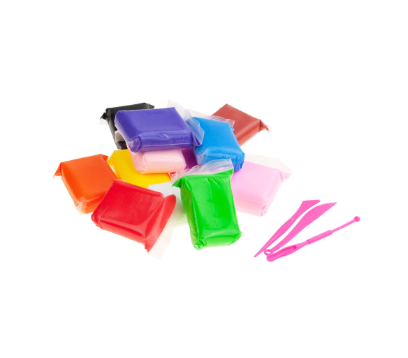 Aga4Kids Plastelína 12ks + příslušenství