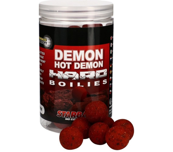 Starbaits Hard Boilies Hot Demon 200g 20mm