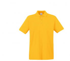 Fruit Of The Loom Tričko PREMIUM POLO Sunflower