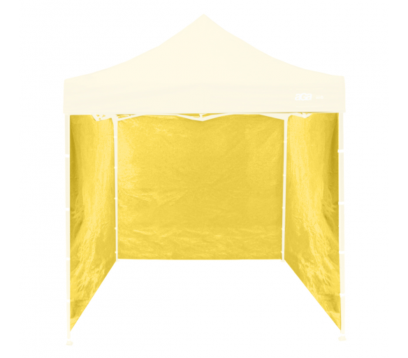 Aga Bočnice k prodejnímu stánku 3x3m Žlutá
