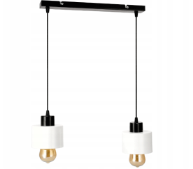 LED závěsná lampa Beam - 2xE27 - CUBE WHITE