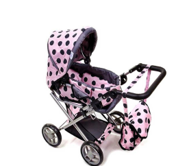 Doris Kočárek pro panenky 9346 Dark Grey