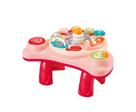 Aga4Kids Dětský interaktivní stoleček Růžový