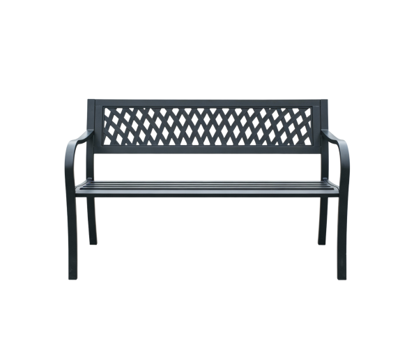 Aga Kovová zahradní lavice 125x53 x77 cm