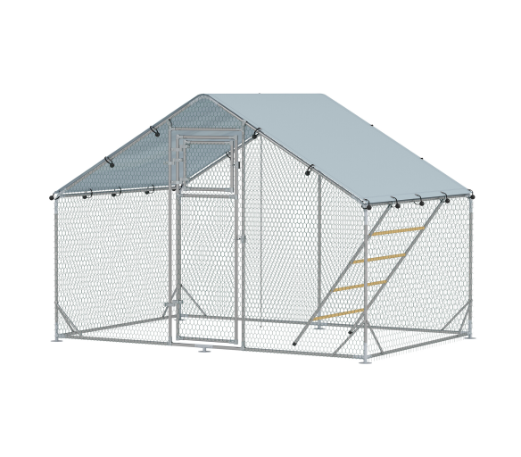 Aga Klecový výběh s plachtou pro slepice 3x2x1,95 m