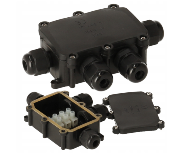 Elektrická krabice s vývodkami 4x IP68