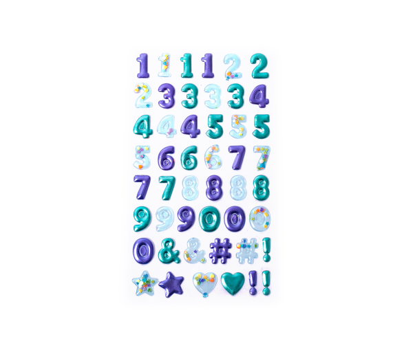 Aga4Kids Samolepící čísla DS8101MC