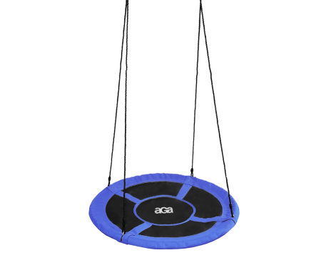 Aga Závěsný houpací kruh 90 cm Modrý