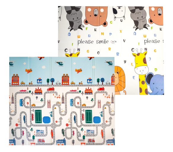 Aga4Kids Dětská skládací pěnová podložka 200x180 cm - II. JAKOST