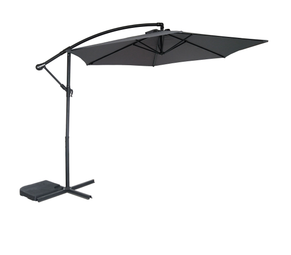 Aga Zahradní slunečník MR2025 300 cm Tmavě šedý