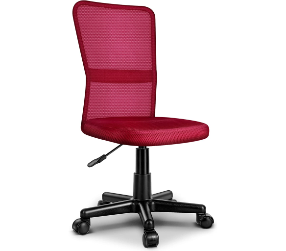 Tresko Dětská otočná židle Vínová