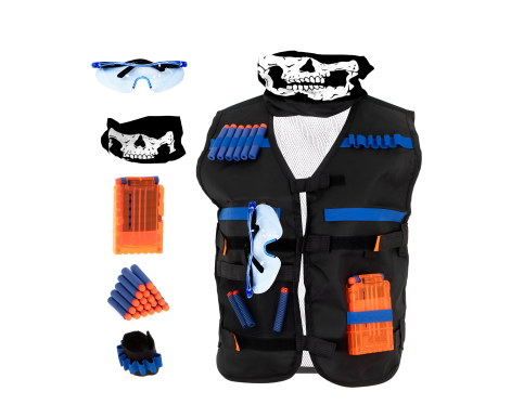 Aga4Kids Dětská taktická vesta s příslušenstvím