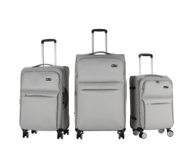 Aga Travel Sada cestovních kufrů Světle šedá - 6CZ001 - 2. JAKOST