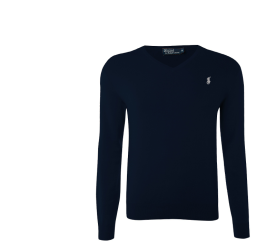 Ralph Lauren Svetr V-NECK Mink navy