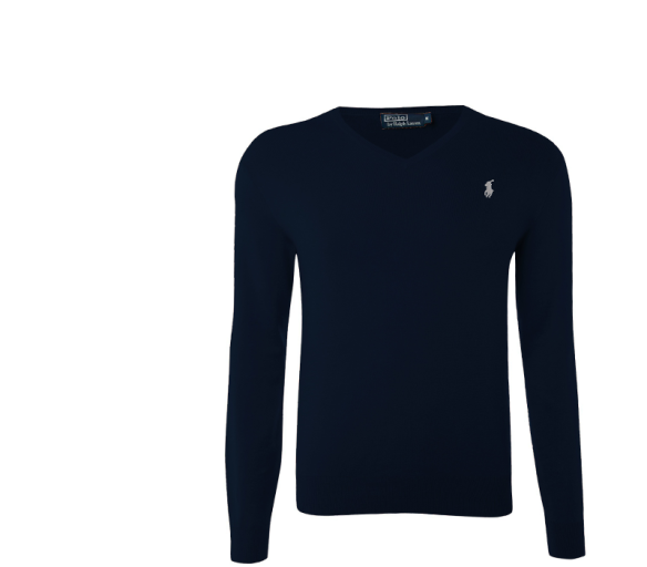 Ralph Lauren Svetr V-NECK Mink navy