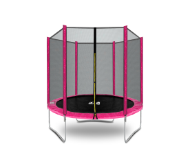 Aga SPORT TOP Trampolína 180 cm Růžová + ochranná síť 2TR008