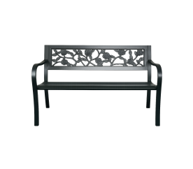 Aga Kovová zahradní lavice 125x53x77 cm