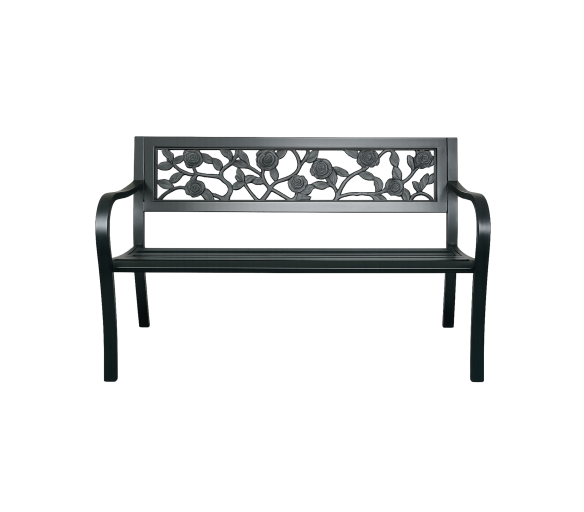 Aga Kovová zahradní lavice 125x53x77 cm