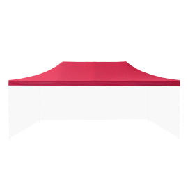Aga Střecha k prodejnímu stánku 3x6m Červená