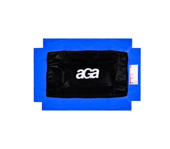 Aga Kryt pružin na obdélníkovou trampolínu 122x183 cm Modrý