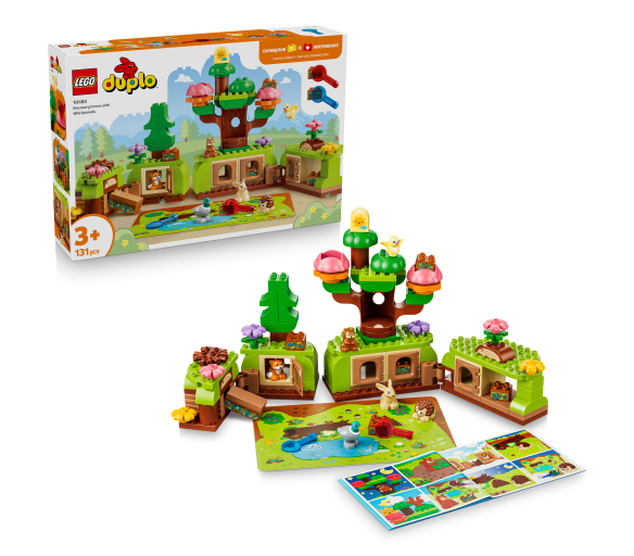 LEGO® DUPLO® 10480 Les plný objevů a divokých zvířátek