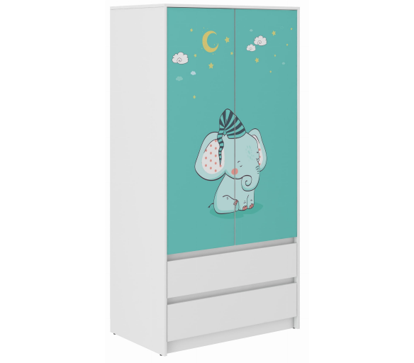 Wooden Toys Dětská šatní skříň Elephant B-9