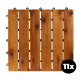 Linder Exclusiv Akáciové terasové dlaždice 30x30 cm 11 ks