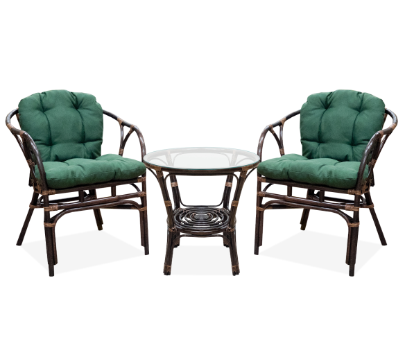 Aga Ratanová sestava SITA Tmavě hnědá/Zelená