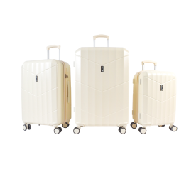 Aga Travel Sada cestovních kufrů Béžová 2CZ040 - II. JAKOST