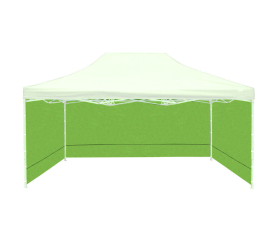 Aga Bočnice k prodejnímu stánku 3x4,5m Světle zelená