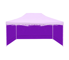Aga Bočnice k prodejnímu stánku 3x4,5m Fialová