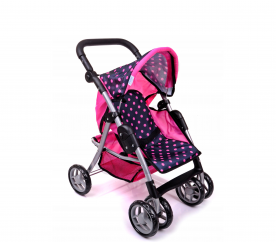 Doris Sportovní kočárek pro panenky 9352 Hot Pink 1