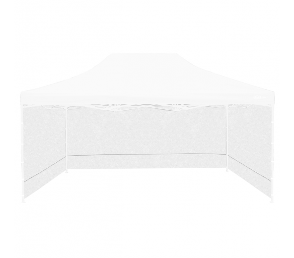 Aga Bočnice k prodejnímu stánku 3x4,5m Bílá