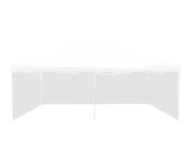 Aga Bočnice k prodejnímu stánku 3x6m Bílá