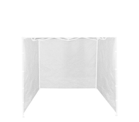 Aga Bočnice k prodejnímu stánku 3x3m Bílá