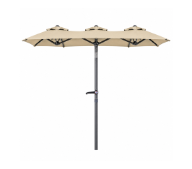 Linder Exclusiv Zahradní slunečník 300x150x220 cm Béžový