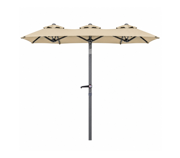 Linder Exclusiv Zahradní slunečník 300x150x220 cm Béžový