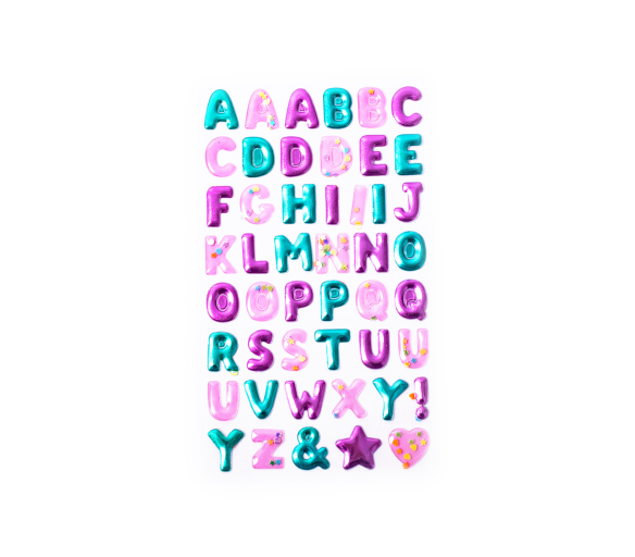 Aga4Kids Samolepící písmena DS8101RT