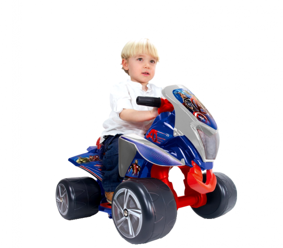 Injusa Elektrická čtyřkolka QUAD QUARTERBACK AVENGERS 6V