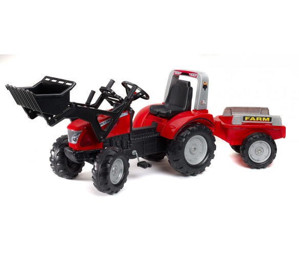 Falk Šlapací traktor MAC CORMICK X.7 3020AM + vlečka
