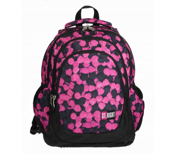 St.RIGHT Školní batoh čtyřkomorový Berries
