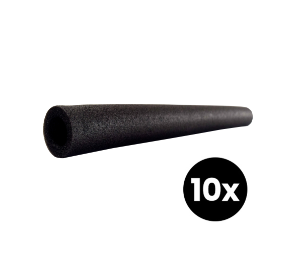 Aga Pěnová ochrana na trampolínové tyče 70 cm Černá 10ks