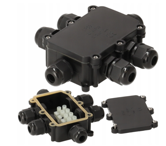 Elektrická krabice s vývodkami 6x IP68