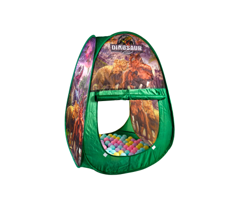 Aga4Kids Dětský hrací stan s míčky Dinosauři