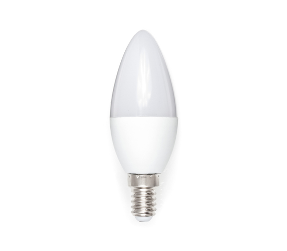 LED žárovka C37 - E14 - 3W - 250 lm - teplá bílá