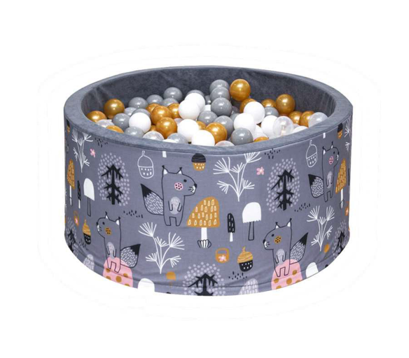 Aga Suchý bazén 90x40 cm s míčky AX4