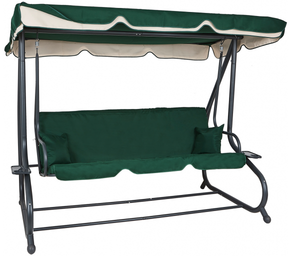 Aga Zahradní houpačka 2v1 GRANDLUX Dark Green