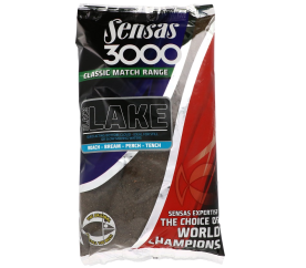 Sensas Krmítková směs 3000 UK Lake Black 1kg